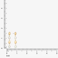 Monet Jewelry Gold Tone Simulated Pearl Drop Earrings