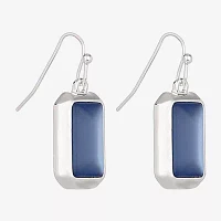 Liz Claiborne Rectangular Drop Earrings