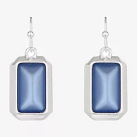 Liz Claiborne Rectangular Drop Earrings