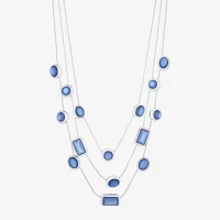 Liz Claiborne Silver Tone Collar Necklace