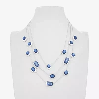 Liz Claiborne Silver Tone Collar Necklace