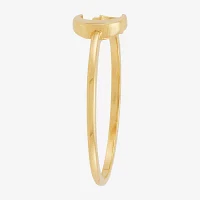 10K Gold Moon Round Star Band