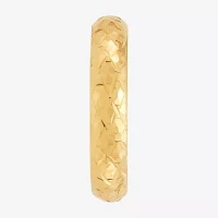 4MM 14K Gold Heart Round Band