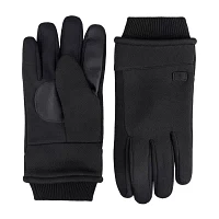 Dockers Leather W/ Ribbed Cuff Cold Weather Gloves