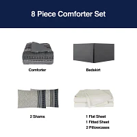 Hudson & Main Carter 8-pc. Complete Bedding Set with Sheets