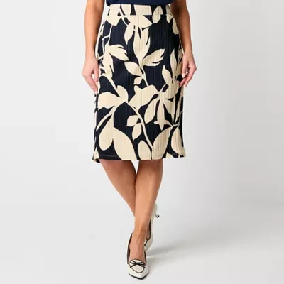 Liz Claiborne Womens Midi Pencil Skirt