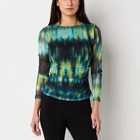 Bold Elements Womens Round Neck Long Sleeve T-Shirt