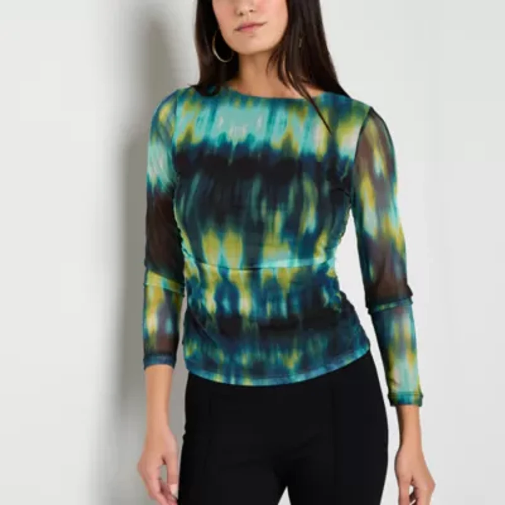 Bold Elements Womens Round Neck Long Sleeve T-Shirt