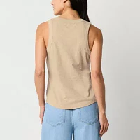 a.n.a Womens U Neck Sleeveless Tank Top