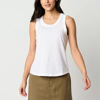 a.n.a Womens U Neck Sleeveless Tank Top