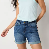 a.n.a Womens High Rise 5" Denim Short