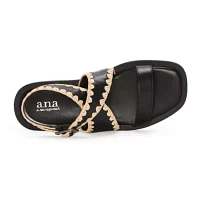 a.n.a Womens Vest Strap Sandals