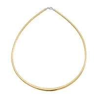 14K Gold Inch Omega Chain Necklace