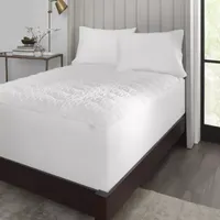 Fieldcrest Luxury Knit Antimicrobial Treated Mattress Pad