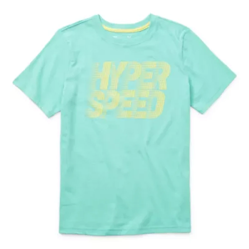 Xersion Little & Big Boys Crew Neck Short Sleeve Graphic T-Shirt