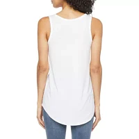 a.n.a Womens V Neck Sleeveless Tank Top