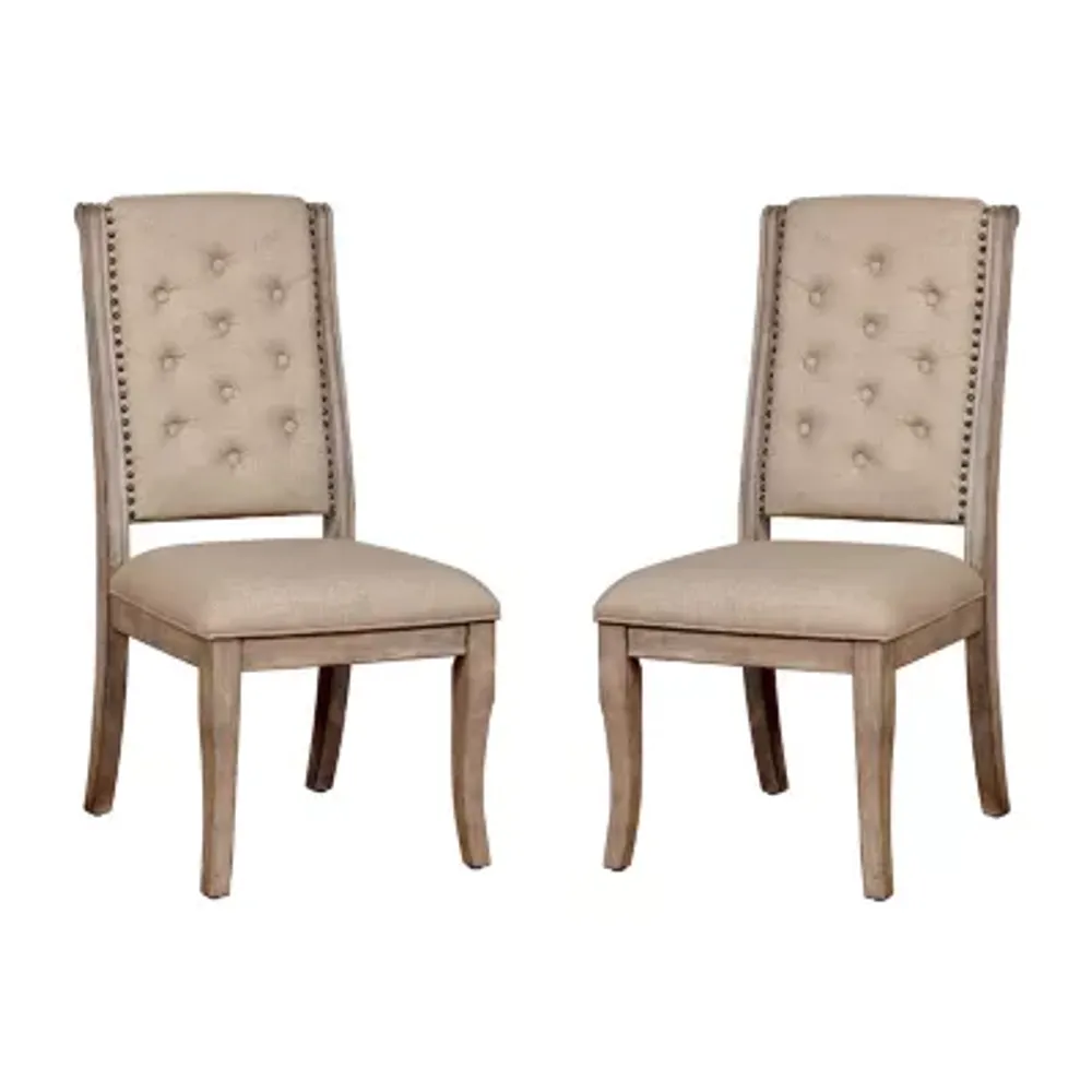 Alvarada 2-pc. Upholstered Tufted Side Chair