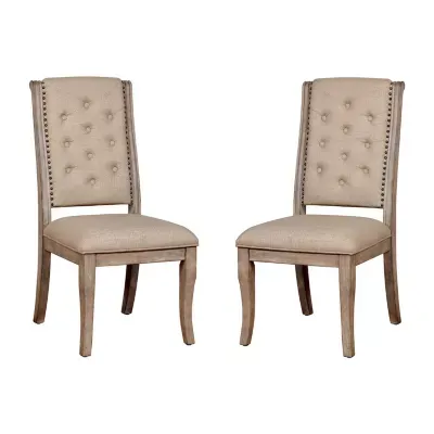 Alvarada 2-pc. Upholstered Tufted Side Chair