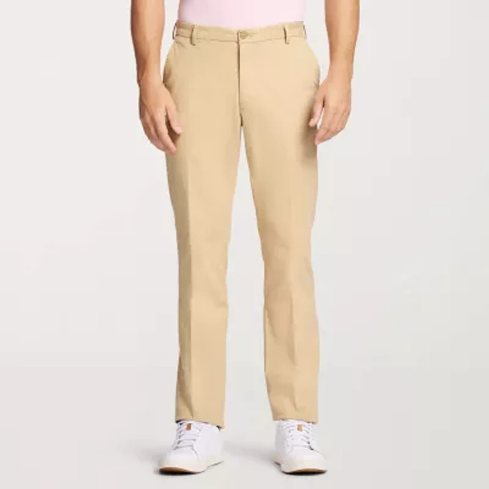 IZOD Salltwater Performance Mens Straight Fit Flat Front Pant