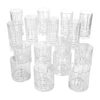 Gibson Jewelite 16-pc. Glass Drinkware Set