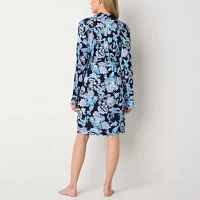 Liz Claiborne Cool and Calm Womens Long Sleeve Knee Length Robe
