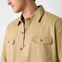 Frye and Co. Mens Big Tall Lightweight Shirt Jacket