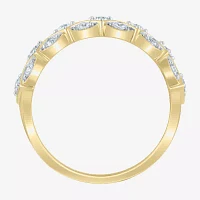 (H-I / I1) 2MM 1/2 CT. T.W. Lab Grown White Diamond 10K Gold Band