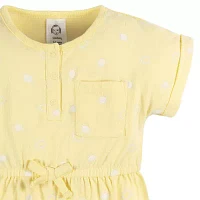 Gerber Baby Girls 2-pc. Short Sleeve Romper