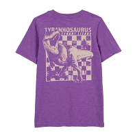 Carter's Little & Big Boys Crew Neck Short Sleeve Graphic T-Shirt