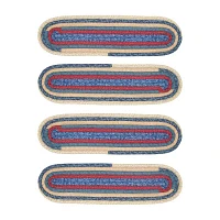 Colonial Mills Garden Grove Braided Oval Reversible Indoor Stair Treads
