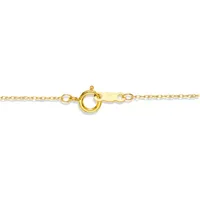 Womens 14K Gold Cross Pendant Necklace