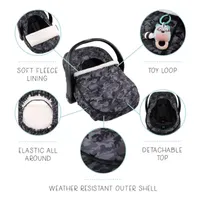 The Peanutshell Black Camo Car Seat Covers