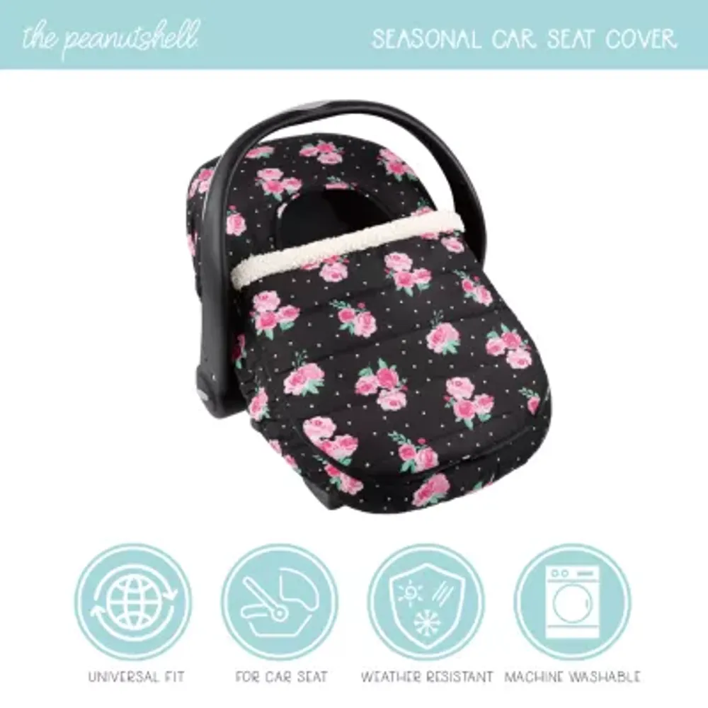 The Peanutshell Floral Rose Car Seat Covers