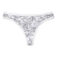 Ambrielle Organic Cotton Thong Panty 303247