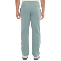 mutual weave Stretch Mens Relaxed Fit Flat Front Pant