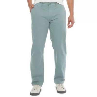 mutual weave Stretch Mens Slim Fit Flat Front Pant