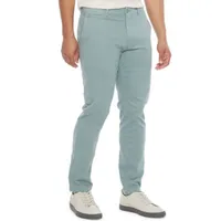 mutual weave Stretch Mens Slim Fit Flat Front Pant