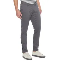 mutual weave Mens Easy-on + Easy-off Seated Wear Adaptive Regular Fit Flat Front Pant