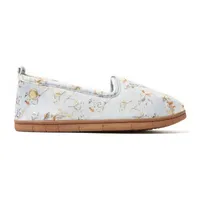 Dearfoams Rachel Velour Closed Back Womens Slip-On Slippers