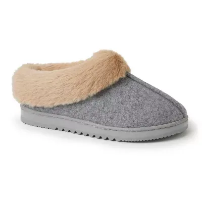 Dearfoams Chloe Soft Knit Womens Clog Slippers