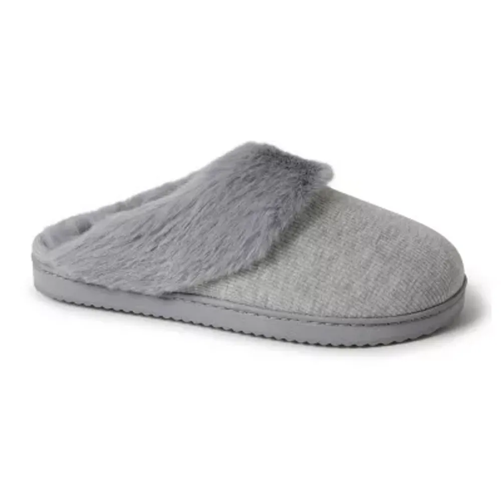 Dearfoams Dahlia Scuff Womens Slip-On Slippers