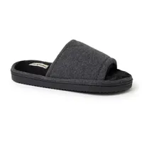 Dearfoams Demi Rib Knit Womens Slip-On Slippers