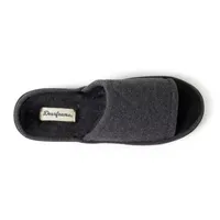 Dearfoams Demi Rib Knit Womens Slip-On Slippers