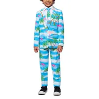 Opposuits Flamingo Little Boys 3-pc. Suit Set