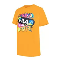 FILA Big Boys Crew Neck Short Sleeve Graphic T-Shirt