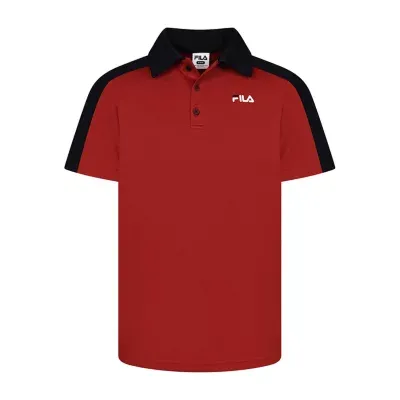 FILA Big Boys Short Sleeve Polo Shirt