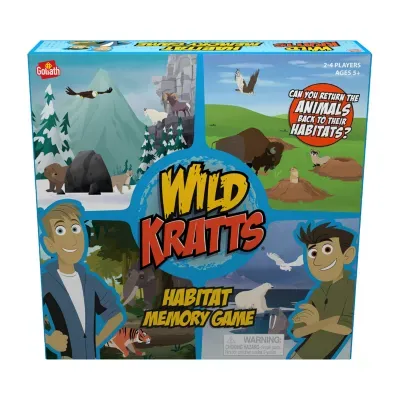 Pressman Wild Kratts Habitat Memory Game