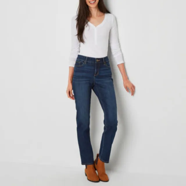 St. John's Bay - Tall Womens Mid Rise Skinny Fit Jean - JCPenney