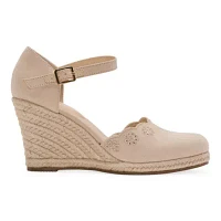 Liz Claiborne Womens Morgan Wedge Sandals