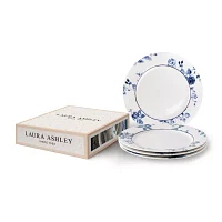 Laura Ashley China Rose 4-pc. Porcelain Dessert Plate Set - Blueprint Collectables